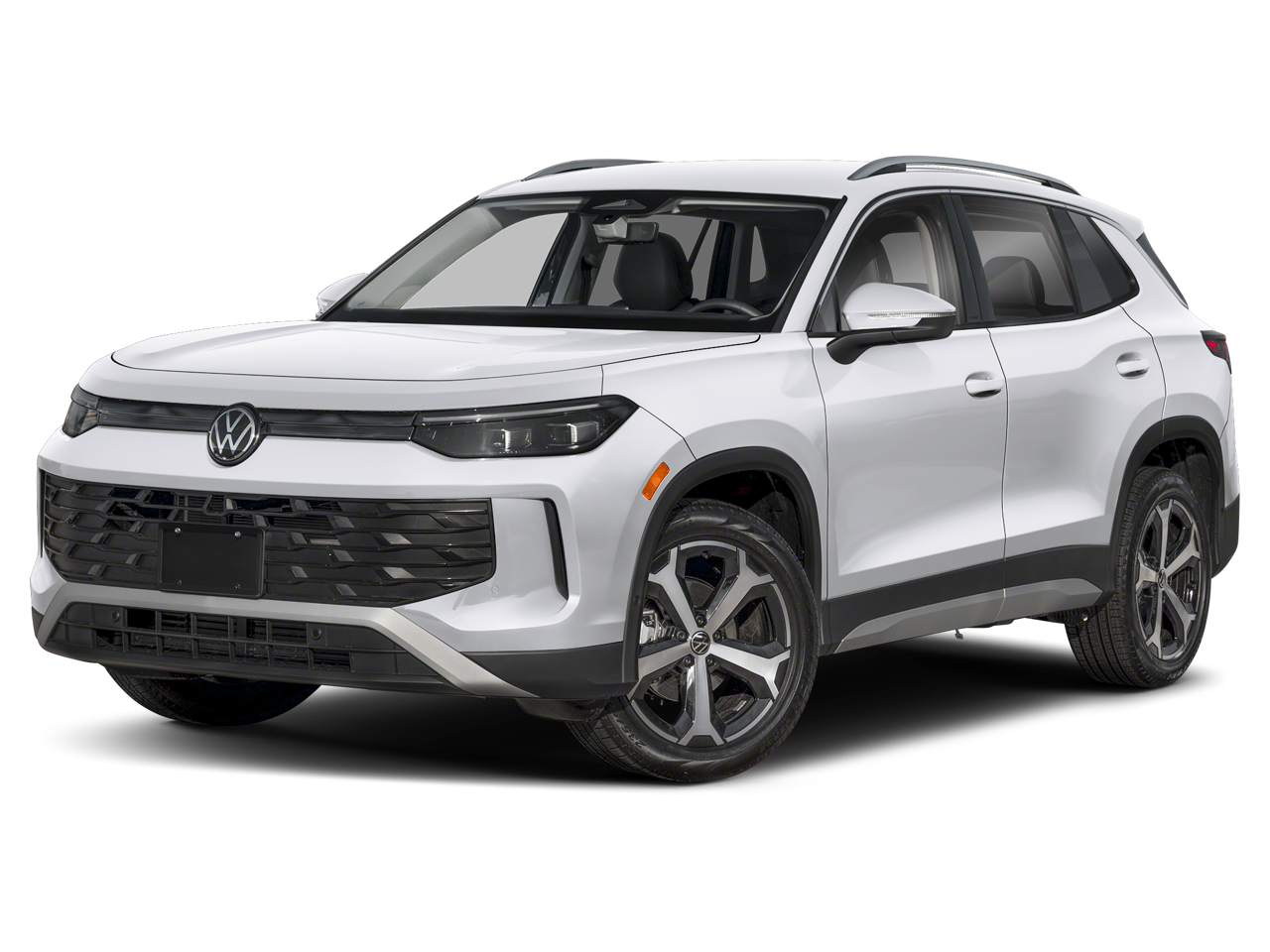 2026 Volkswagen Tiguan SE AWD in Pure White — front three-quarter view